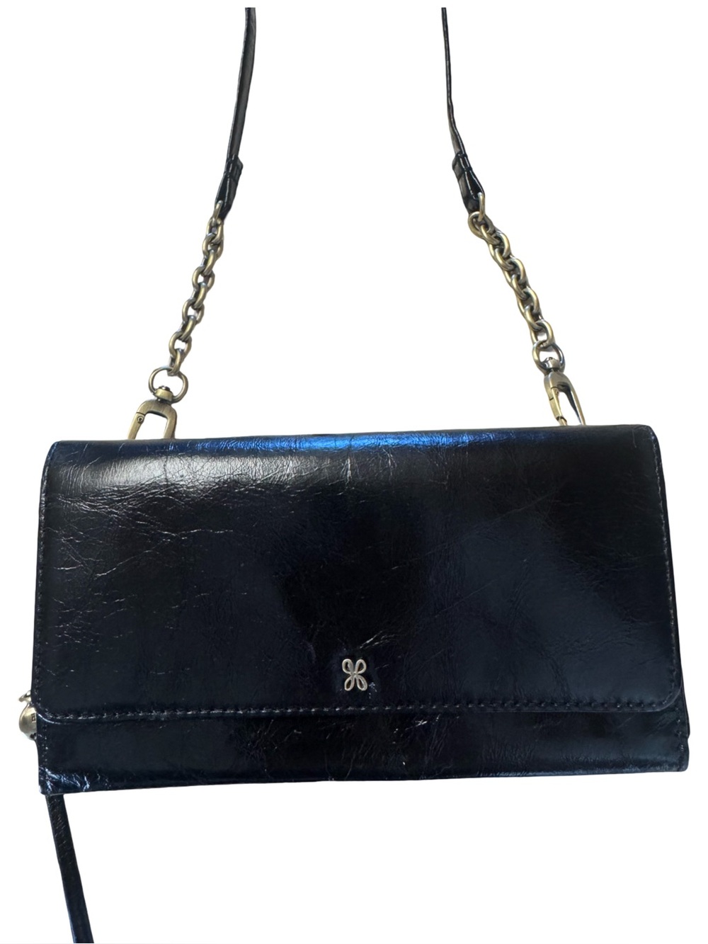 HOBO Rubie Black Leather Crossbody Wallet Bag - Picture 5 of 8